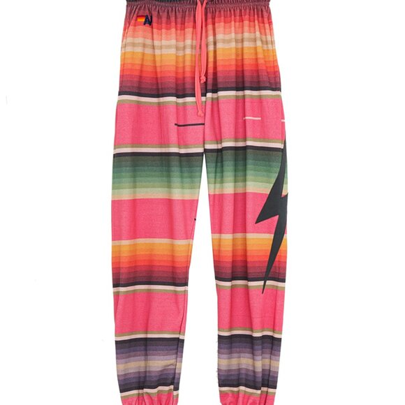 Aviator Nation Serape Bolt Stitch Sweatpants in Large - Picture 3 of 10